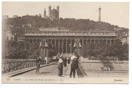 CPA 69 RHÔNE  LYON Le Pont Du Palais De Justice  N°21 - Autres & Non Classés