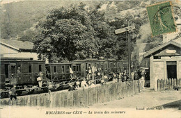 Molières Sur Cèze * Le Train Des Mineurs * Mine Mines * Gare * Ligne Chemin De Fer - Autres & Non Classés