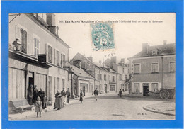 18 CHER - LES AIX D'ANGILLON Place Du Mail (côté Sud) Et Route De Bourges - Les Aix-d'Angillon
