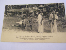 CPA- Afrique - Ouganda - Missions Pères Blancs - Dans Une Bananeraie - 1920 - SUP  (GE 97) - Uganda