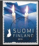 Finlande 2016 Timbre Oblitéré Bougies - Usati