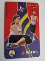 ARUBA CHIP  CARD   SETAR  SPORTS  KINGDOM GAMES   AFL 17,50    Fine Used Card  **6670** - Aruba