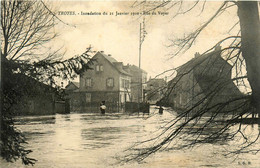 Troyes * Inondation Du 21 Janvier 1910 * La Rue Du Voyer * Crue - Troyes