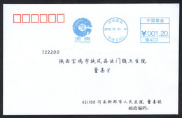 China 2010 Shanghai EXPO,Henan Pavilion Postage Meter Cover/FDC - 2010 – Shanghai (Chine)