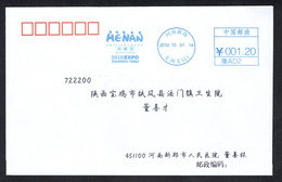 China 2010 Shanghai EXPO,Henan Pavilion Postage Meter Cover/FDC - 2010 – Shanghai (Chine)