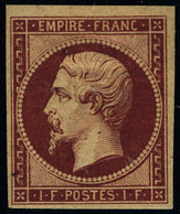Neuf Avec Charnière N° 18d, 1f Empire, Réimpression, T.B. Signé Calves. - Other & Unclassified