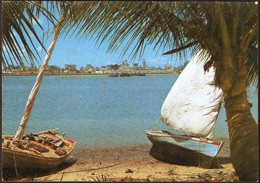 BRAZIL - RECIFE - FISHING BOATS  -  USED POSTCARD - Recife