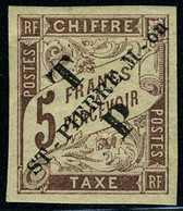 Neuf Avec Charnière N° 58, 5F Marron, TB - Other & Unclassified