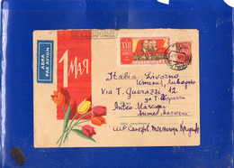 ##(DAN2112)-Postal History URSS-Russia 1963-4k May 1 Airmail  Postal Envelope To Italy - Covers & Documents