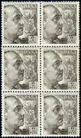 Neuf Sans Charnière N° 791B, 2p Brun Foncé Franco, Dentelé 13 X 31ex Dont 1 Bloc De 20ex TB - Other & Unclassified