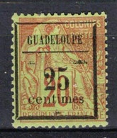 Guadeloupe Yv 5, (MH) * Dallay 5a - Autres & Non Classés