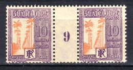 Guadeloupe Yv TT 28, (MH) * Milésime - Andere & Zonder Classificatie