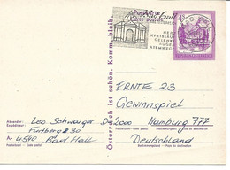 1948g: Postkarte Österreich 1981, Werbestempel Bad Hall Herz- Kreislauf- Gelenke- Augen- Atemwege - Bäderwesen