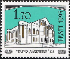 Estonia, 1995, Mi 257, The 125th Anniversary Of Vanemuine Theatre, 1v, MNH - Muziek