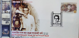 India ** 2021 SATYAJIT RAY Film ,Cinema, Camera , Movie Maker Special Cover (**) Inde Indine - Briefe U. Dokumente