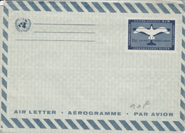 NATIONS UNIES AEROGRAMME 11 C NEUF - Airmail