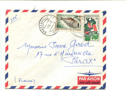 CONGO Brazzaville 1962 - Affr. Sur Lettre Par Avion - - Sonstige & Ohne Zuordnung