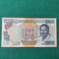 TANZANIA  500 SHILLINGS - Tanzanie