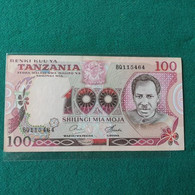 TANZANIA  100 SHILLINGS 1977 - Tanzanie