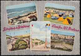 Delcampe - Belgien - 8450 Bredene - Beach - Camping - Cars - Simca - VW Käfer - Peugeot - Nice Stamp - Bredene