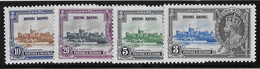 Hong Kong N°132/135 - Neuf * Avec Charnière - TB - Unused Stamps