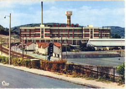 BONNIERES USINE SINGER VOIE DE CHEMIN DE FER SNCF 1968 - Bonnieres Sur Seine