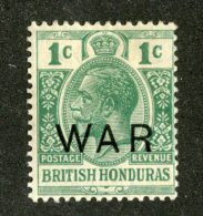 W1330  Br.Honduras 1918   Scott #MR4*   Offers Welcome! - British Honduras (...-1970)