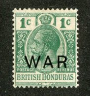 W1326  Br.Honduras 1918   Scott #MR4*   Offers Welcome! - British Honduras (...-1970)