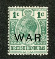 W1325  Br.Honduras 1918   Scott #MR4*   Offers Welcome! - British Honduras (...-1970)