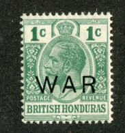 W1324  Br.Honduras 1918   Scott #MR4*   Offers Welcome! - British Honduras (...-1970)