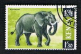 KENYA  - SG 30  -  1966 ANIMALS: AFRICAN ELEPHANT          -  USED° - Kenya (1963-...)