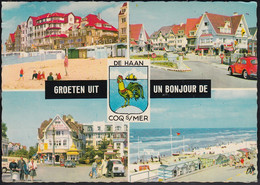 Belgien - De Haan - Wappen - Street Views - Cars - VW Käfer - Nice Stamp - De Haan