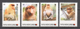 Papua New Guinea - MNH Set  LONG NOSED MONKEY - Scimmie