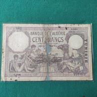 TUNISIA 100 FRANCS 1938 - Tunisie