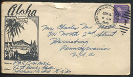 HAWAI - USA N° 372 / LETTRE OBL.  " HICKAM FIELD BR. LE 4/9/1940 " POUR LES USA. TB - Hawaii