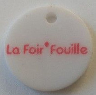 Jeton De Caddie - La Foir Fouille - En Plastique - - Trolley Token/Shopping Trolley Chip
