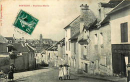 Pontoise * La Rue St Martin * Charcuterie DARCY * Villageois - Pontoise