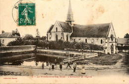 La Villeneuve Le Roi * Route * L'abreuvoir Et L'église Du Village - Villeneuve Le Roi