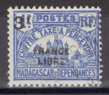 Madagascar - Taxe - YT 27 Oblitéré - 1942 - Timbres-taxe