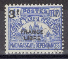Madagascar - Taxe - YT 27 Oblitéré - 1942 - Strafport