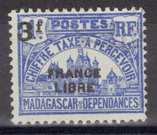 Madagascar - Taxe - YT 27 Oblitéré - 1942 - Timbres-taxe