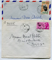 TOGO - 2 Lettres  Affr. Sur Lettre Par Avion Pour La France - Togo (1960-...)