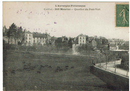 CPA - 15 - MAURIAC - Quartier Du Pont Vert - Mauriac