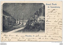 NINOVE ..-- VIANDEN ..--  Précurseur . 1899 De REDANGE  Vers NINOVE ( Mr Albert VANIMPE) .  Voir Verso . - Ninove