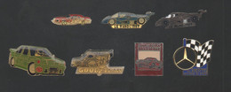 PINS PIN'S AUTO MERCEDES BENZ 734 COURSES LE MANS 89 GOODYEAR SAINT JOHNSON  LOT 7 PINS DONT 1 AB ARTHUS BERTRAND - Mercedes