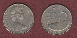 Cook Islands 50 Cents 1972 British Administration - Cook Islands