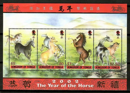 Tonga 2002 / Horses MNH Caballos Pferde / Cu12416  33-41 - Caballos