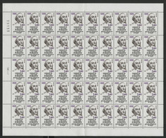 N° 2167 1,60 Fr JULES FERRY Feuille De 50 Ex. Vendue à La Valeur Faciale. ** MNH COTE 50 € (voir Description) - Hojas Completas