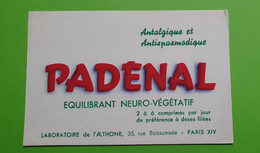 Buvard 550 - Laboratoire Aethone - PADENAL - Etat D'usage : Voir Photos - 19.5x13 Cm Environ - Vers 1950 - Produits Pharmaceutiques