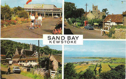 SAND BAY, KEWSTOKE, WESTON-SUPER-MARE, SOMERSET,  ENGLAND. USED POSTCARD Ap6 - Weston-Super-Mare